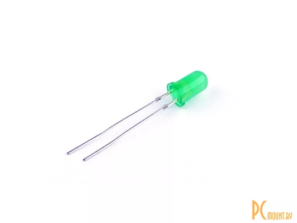 Светодиод выводной зеленый / DIP LED Diode GREEN 3mm 1шт.
