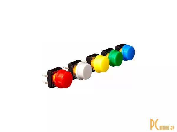 Насадка для кнопки пластиковая, Plastic Knobs (WHITE) for Tact Push Button Switch 12mm x 12mm